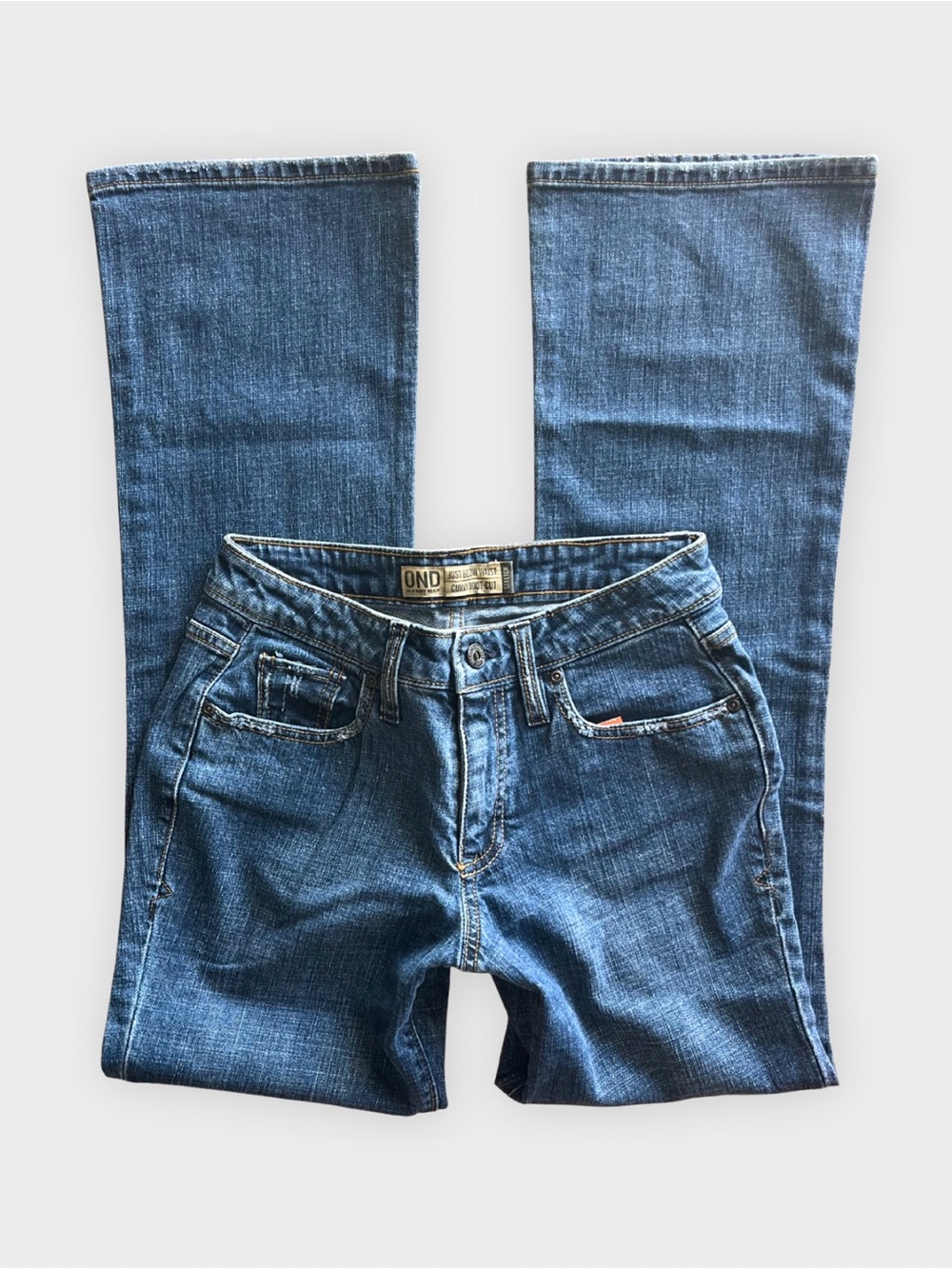 Old Navy 2006 Curvy Boot-Cut Jeans Low Rise Y2K Vintage Size 2